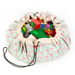 Play&Go 2u1 vreća i podloga za igru - Flamingo