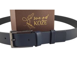 Muški kožni kaiš univerzalni teget