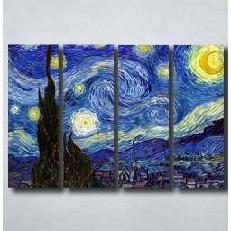 Slike na platnu Starry Night Vincent Van Gogh Nina149_4
