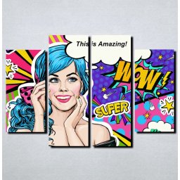 Slike na platnu Pop Art Nina148_4