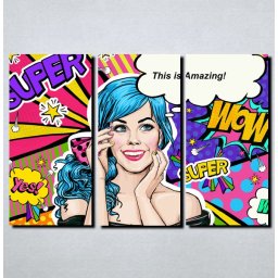 Slike na platnu Pop Art Nina148_3