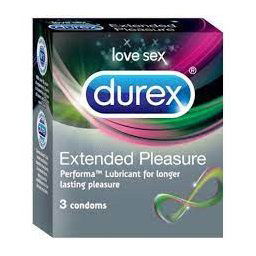 DUREX prezervativ EXTENDED PLEASURE 3 komada
