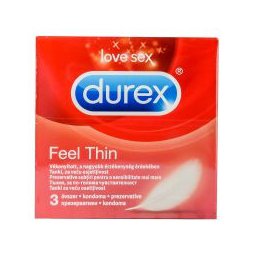 DUREX prezervativ FEEL THIN 3 komada