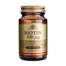 SOLGAR BIOTIN 100 tableta