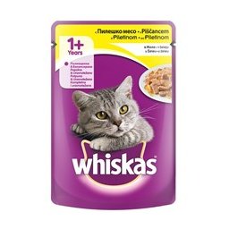 WHISKAS kesica za mačke - piletina u želeu 100gr