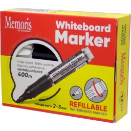MARKER ZA BELU TABLU Memoris CRNI MF22320 1/12 *AK