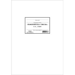 REFERENTSKA SVESKA 7533 *BR