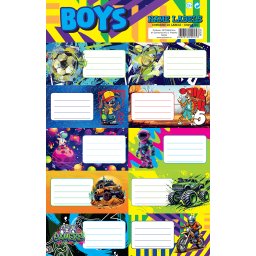 NALEPNICE ZA SVESKE BOYS 1/20 25328