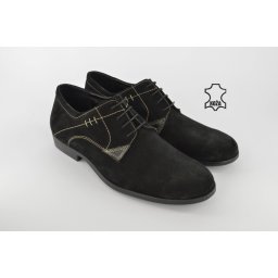 Kožne muške cipele 010-C crne