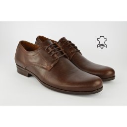 Kožne elegantne muške cipele 418-B braon