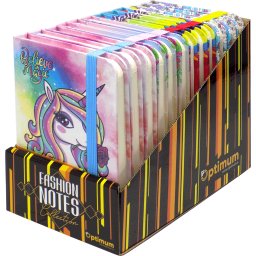 NOTES FASHION UNICORN A6 TP LINIJE DISPLAY 1/12 OP
