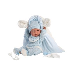 Llorens lutka Nico Con Cojin Celeste