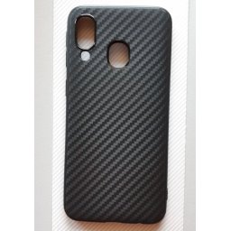TPU maska 0.3mm CARBON za Samsung SM-A405F Galaxy A40 2019 (5.9") crna