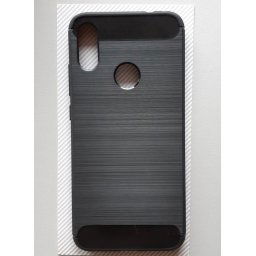 TPU maska BRUSHED Xiaomi REDMI Note 7, Note 7 Pro 2019 (6.3"), crna