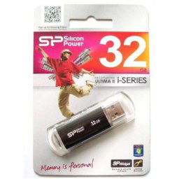 SiliconPower U02 * 32GB USB 2.0 BLACK, SP032GBUF2U02V1K