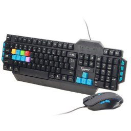 x-KBS-UMG-01 Gembird Gejmerska tastatura US layout + Mis USB FO
