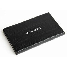 x-EE2-U3S-3 Gembird USB 3.0 Externo kuciste za 2.5" SATA hard diskove, bruseni aluminijum crni FO