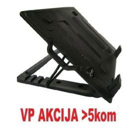 N2000IV** Gembird hladnjak za laptop, 15-17" 180mm Fan-CONTROL, 2xUSB, 365x265mm, Ergo Stand(607)