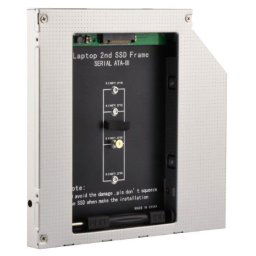 x-A-SATA95M2-01 Gembird Fioka za montazu NGFF(M.2)SSD (do 9,5mm)u 5.25" leziste u Laptop umesto opti