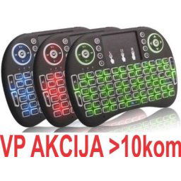 GMB-I8 ** Gembird 2.4GHz Wireless gaming Mini keyboard backlight and TOUCH, punjiva bat. BL-5C (551)