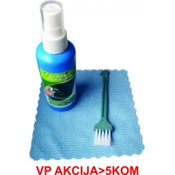 CK-LCD-005 ** Gembird Cleaning set 3 in 1, fluid 100ml + brush + towel, set za ciscenje(119)