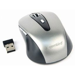 MUSW-6B-01-BG Gembird Bezicni mis 2,4GHz opticki USB 800-1600Dpi black/spacegrey 95mm