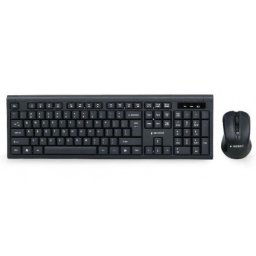 x-KBS-WM-03 Gembird 2.4 GHz Slim Bezicni mis + tastatura US layout black FO