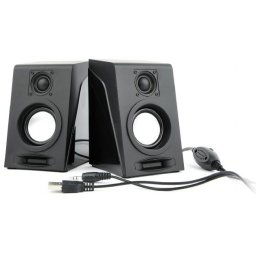 x-SPK-DU-03 Gembird Stereo zvucnici BREEZE black, 2 x 3W RMS USB pwr, 3.5mm FO