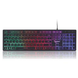 KB-UML-01 Gembird Rainbow multimedijalna tastatura sa pozadinskim osvetljenjem, US layout USB