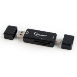 UHB-CR3IN1-01 Gembird Multi-USB citac kartica za mobilne telefone (USB, Micro USB, Type-c)
