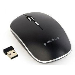 MUSW-4B-01 Gembird Bezicni mis 2,4GHz opticki USB 800-1600Dpi black 115mm, visina-30mm