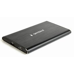 x-EE2-U3S-4 Gembird USM 3.0 Externo kuciste za 2.5" SATA HDD do 7mm Slim, bruseni aluminium black FO