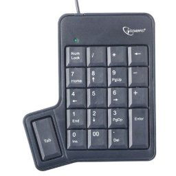 x-KPD-UT-01 Gembird numericka tastatura + TAB Black USB FO