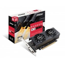 MSI AMD Radeon RX 550 4GB 128bit RX550 4GT LP OC