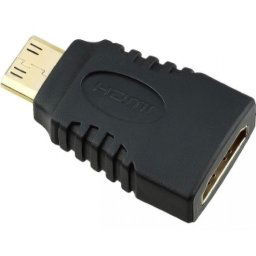 FAST ASIA Adapter Mini HDMI (M) - HDMI (F) crni