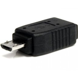 FAST ASIA Adapter USB Mini-B (F) - USB Mikro-B (M) crni