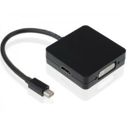 FAST ASIA Adapter-konvertor Mini DisplayPort - HDMI + VGA + DVI crni