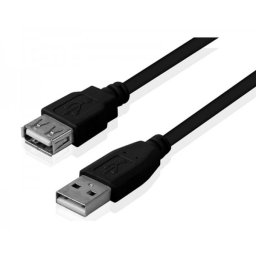FAST ASIA Kabl USB A - USB A MF (produžni) 1.8m crni