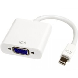 FAST ASIA Adapter - konvertor Mini DisplayPort (M) - VGA (F) beli