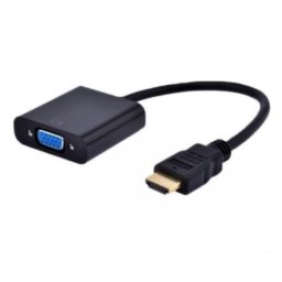 FAST ASIA Adapter-konvertor HDMI (M) - VGA (F) crni