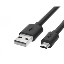 FAST ASIA Kabl USB A - USB Micro-B MM 1m crni