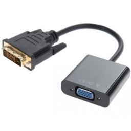FAST ASIA Adapter-konvertor DVI-D (M) - VGA (F) crni
