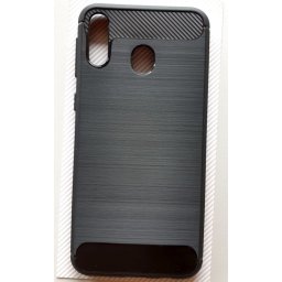 TPU maska BRUSHED za Samsung SM-M205F, Galaxy M20 2019 (6.3"), crna