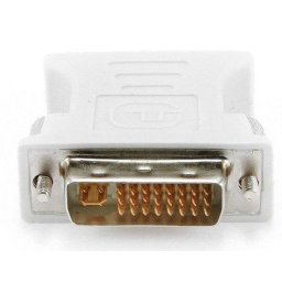 Adapter DVI-I Dual Link (24+5 pin) muški na VGA 15 pin ženski Gembird A-DVI-VGA, crni ili beli