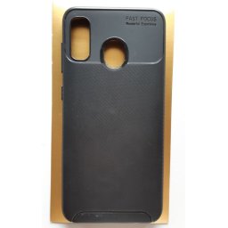 TPU maska CARBON za Samsung Galaxy A20, A30 2019 (6.4") crna