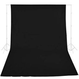 Muslin Pozadina 3 x 6m CRNA