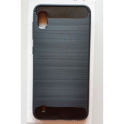 TPU maska BRUSHED za Samsung Galaxy SM-A105F A10 2019 (6.2") crna