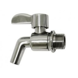 Slavina - pipa inox za inox burad 1/2" leptir ručica