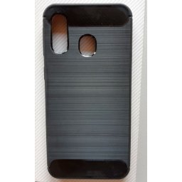 TPU maska BRUSHED za Samsung SM-A405F Galaxy A40 2019 (5.9") crna