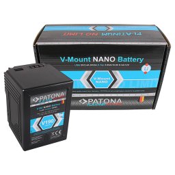 Patona 1301 Platinum Nano V190 V-Mount 189Wh for Sony 600P